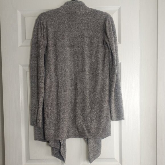 Barefoot Dreams Bamboo Chic Lite Gray Calypso Wrap Cardigan Sweater - Picture 2 of 5